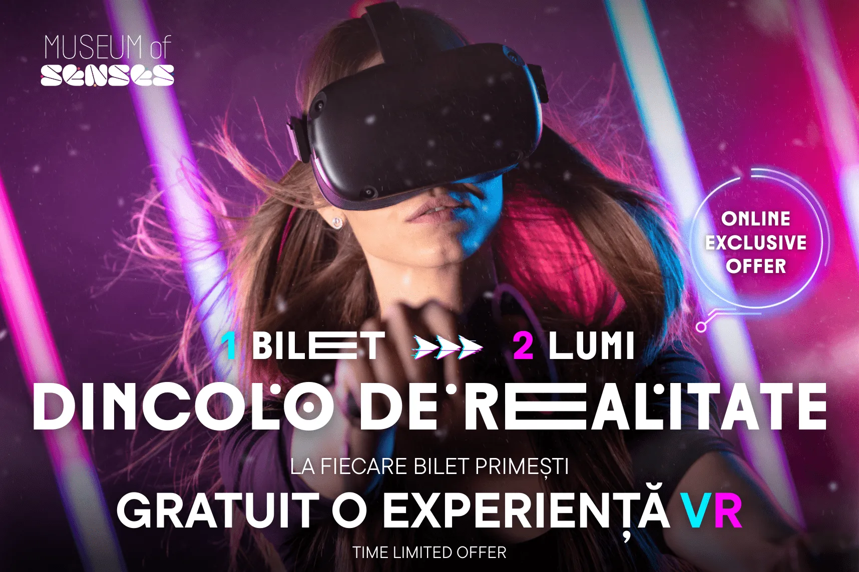 Ofertă specială la Muzeul Simțurilor - reducere pe timp limitat